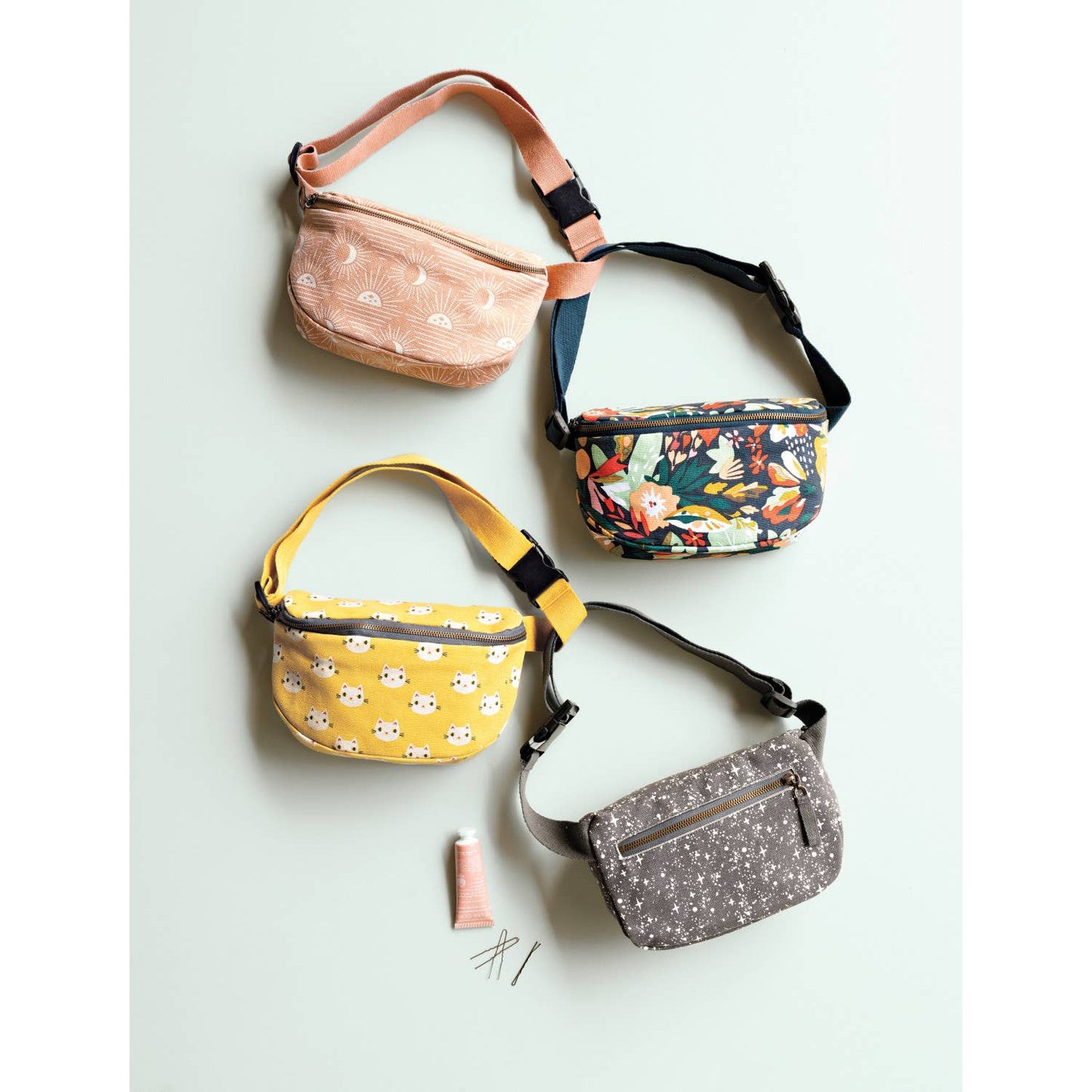 Danica Studio Far And Away Cotton Hip Bag Adjustable Strap