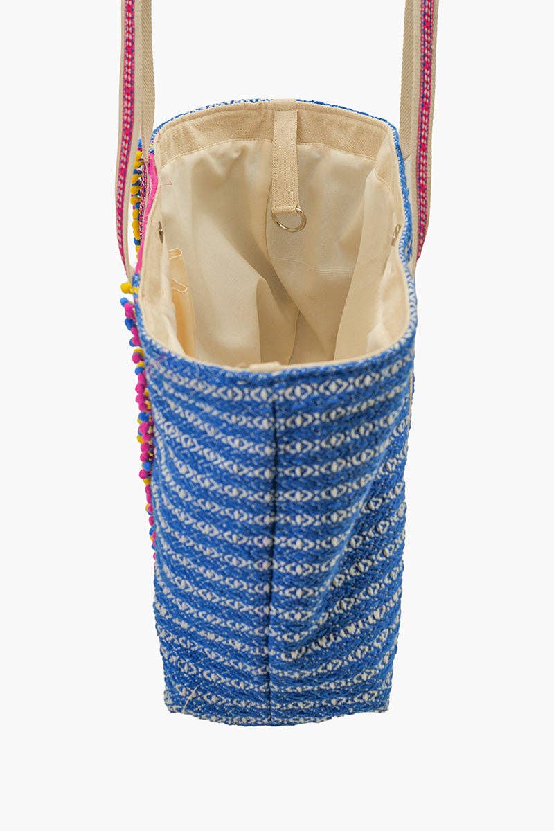 Limoncello Dream Hand-Beaded Oversized Tote