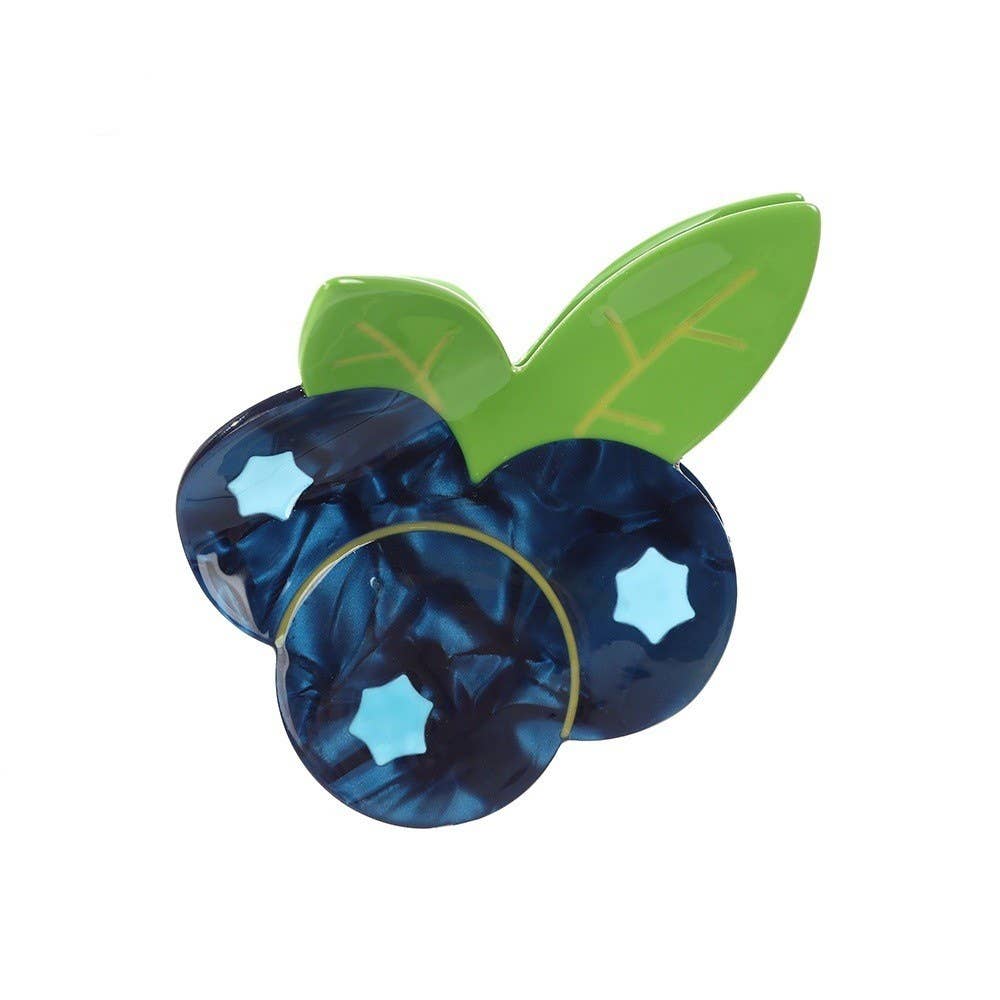 Vivid Blueberry Claw Clip