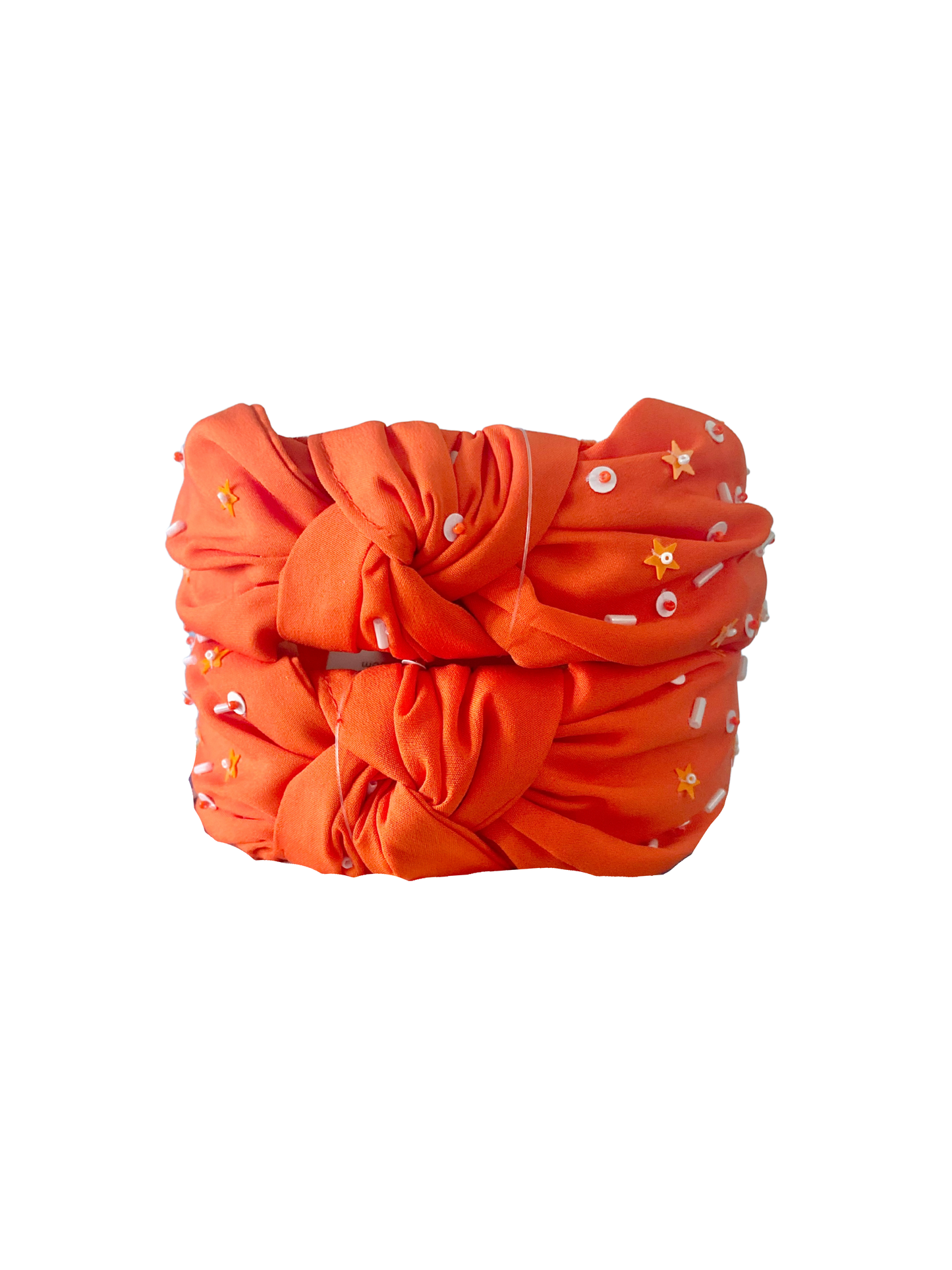 Orange Confetti Headband - Game Day