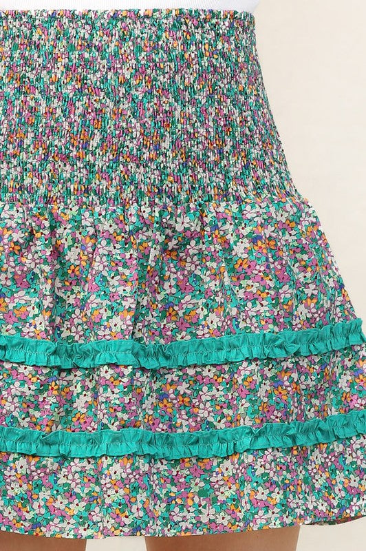 Fine Floral Skirt