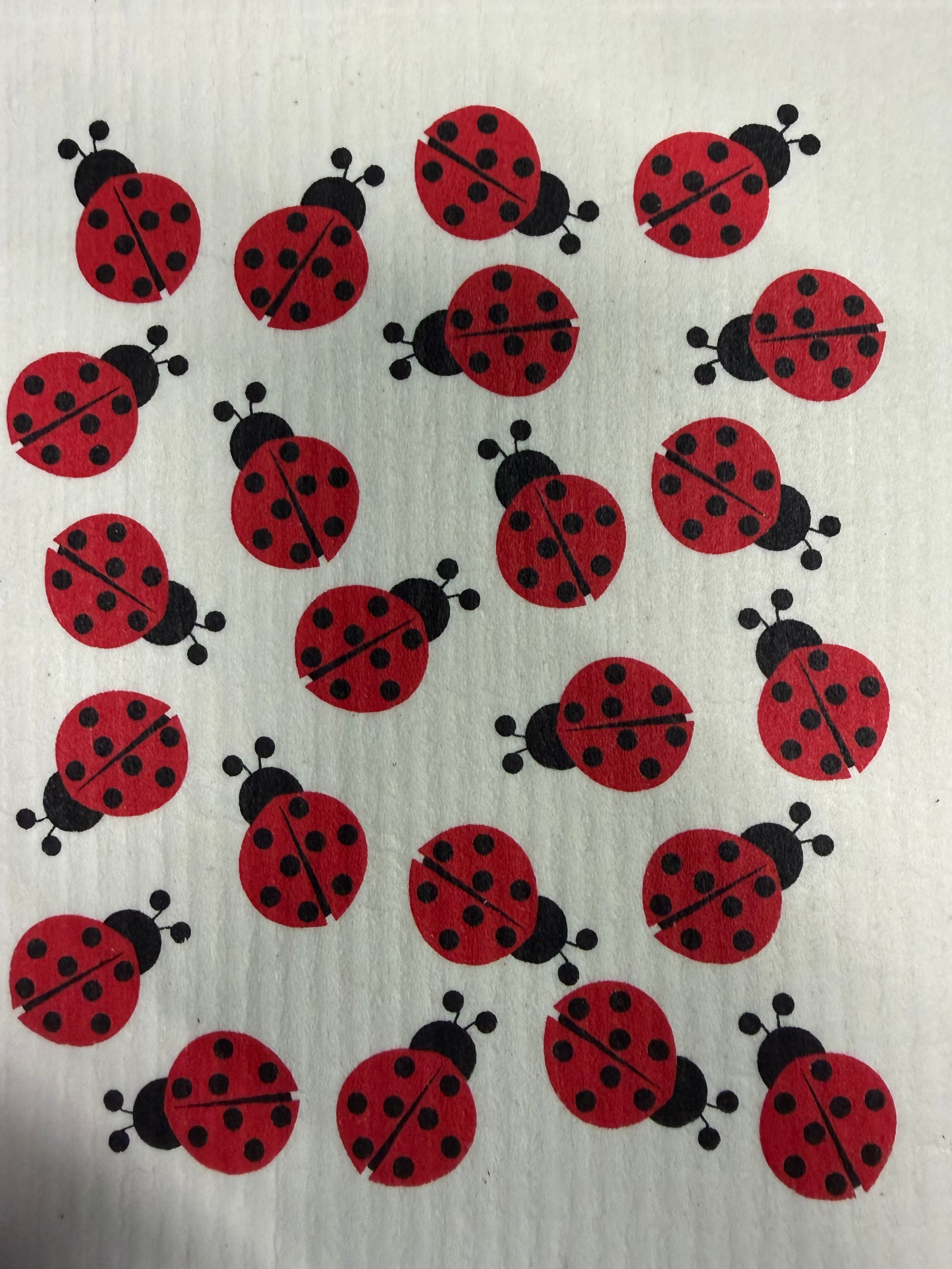 Ladybug Dishcloths