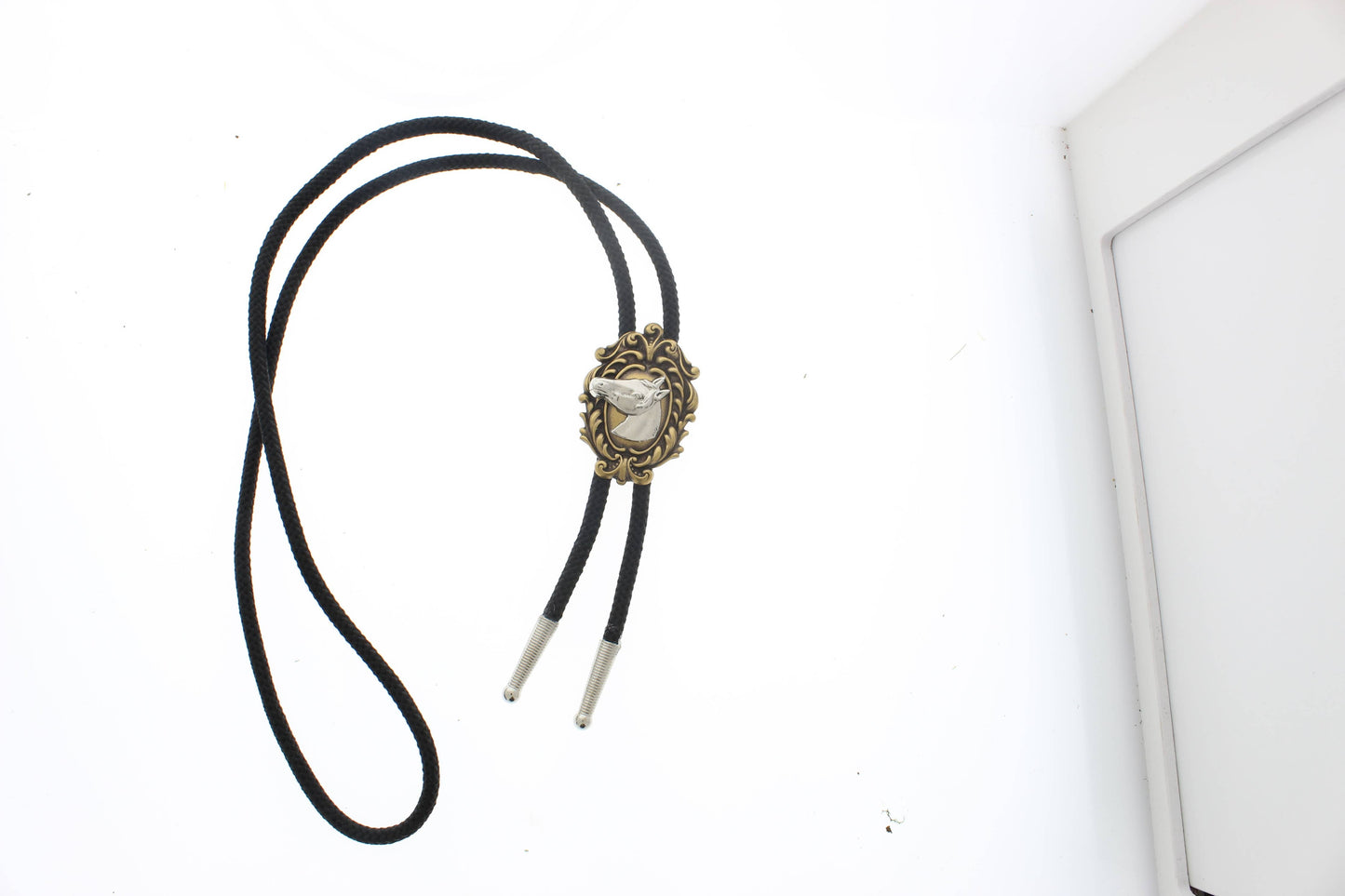 Vintage Victorian Horsehead Bolo Tie, made in USA