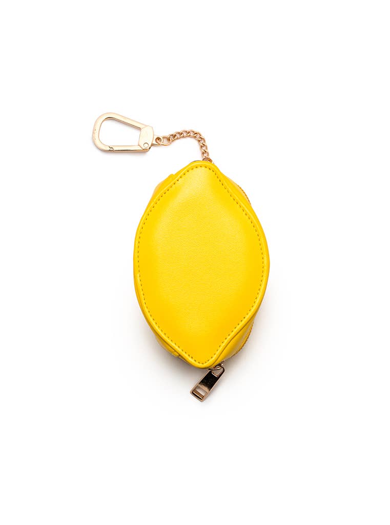 2-in-1 Bag Charm & Reusable Shopper Bag - Fresh Lemon