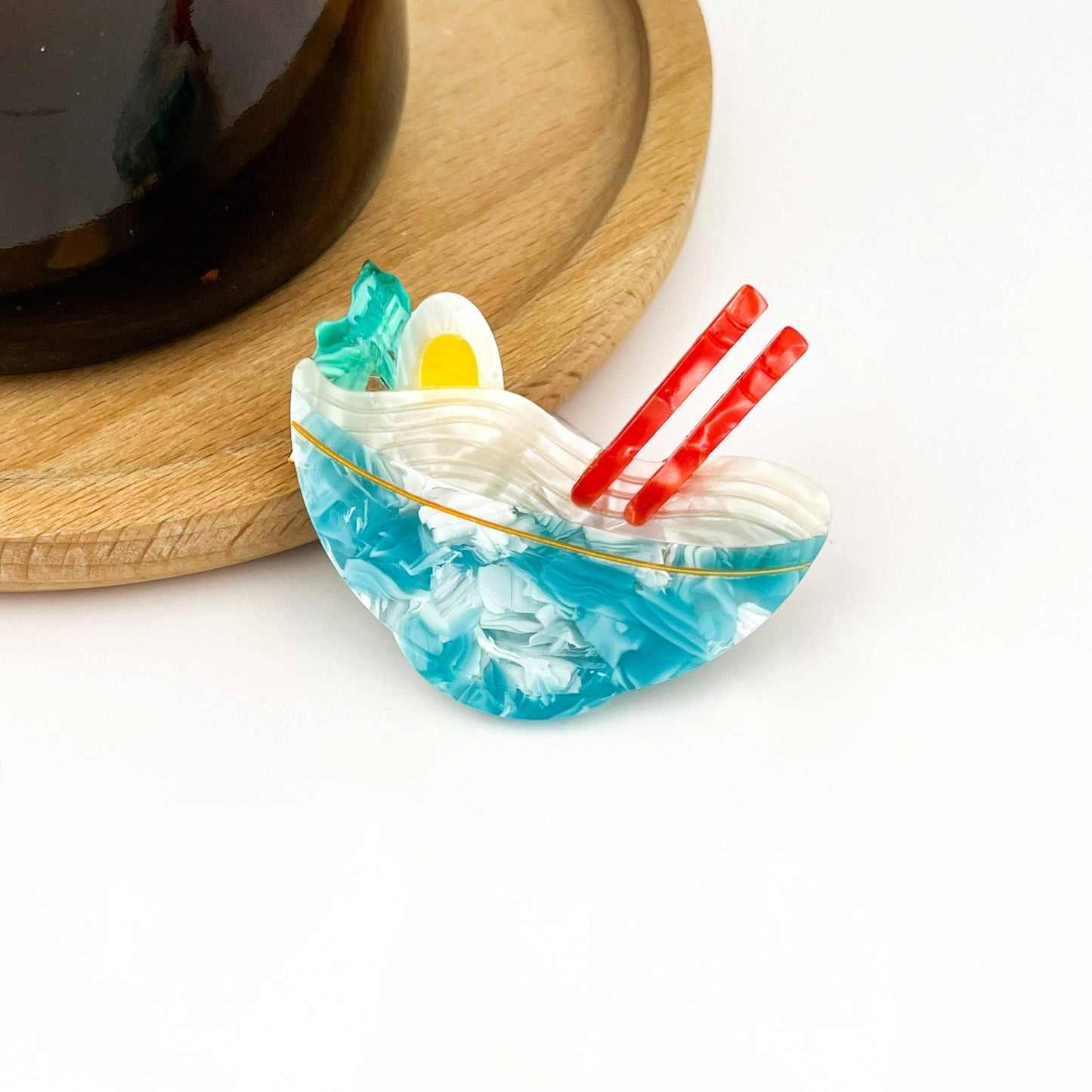 Acetate Noodle Hair Clip, Crocodile Claw Style