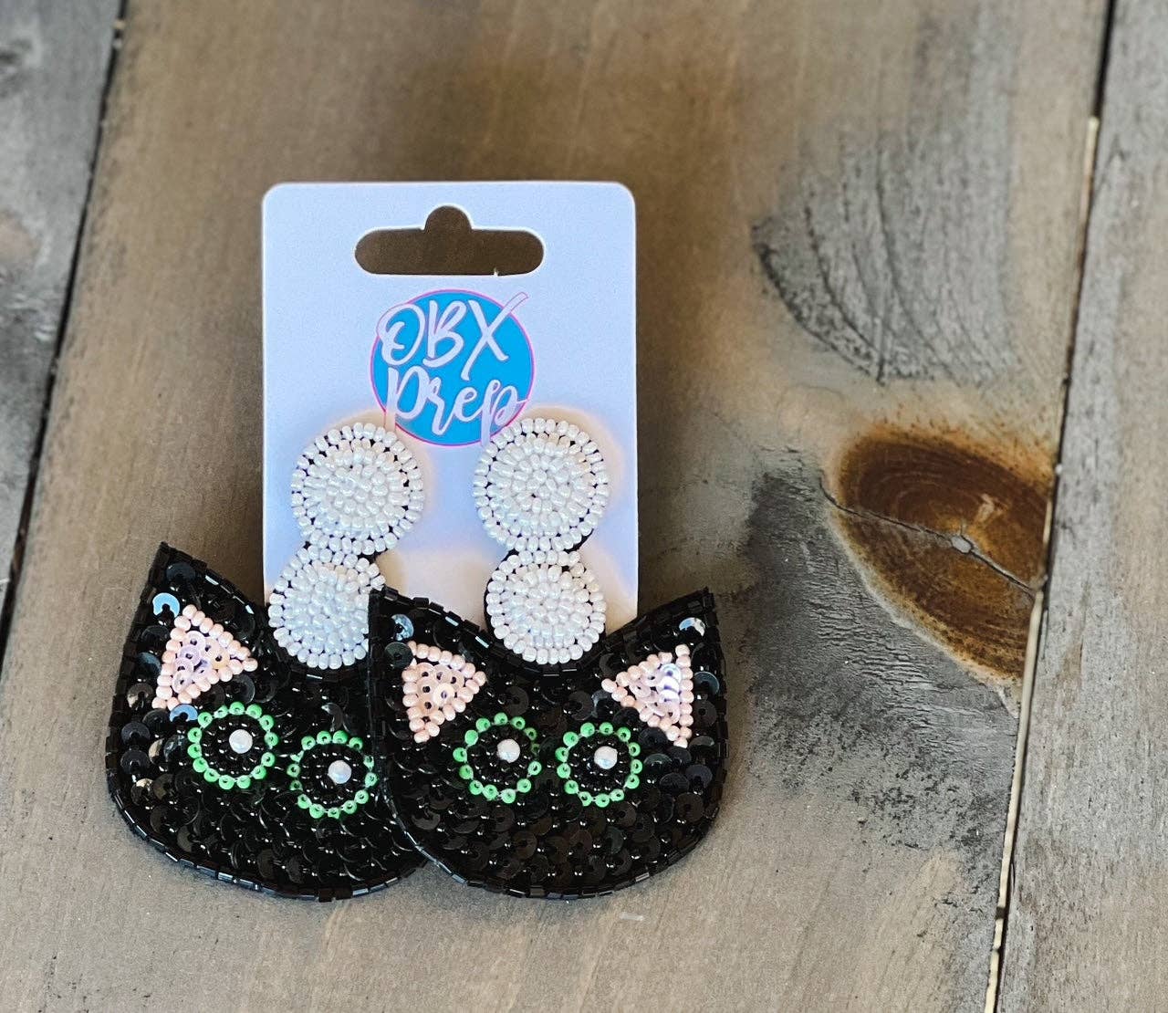 Black Cat Earrings