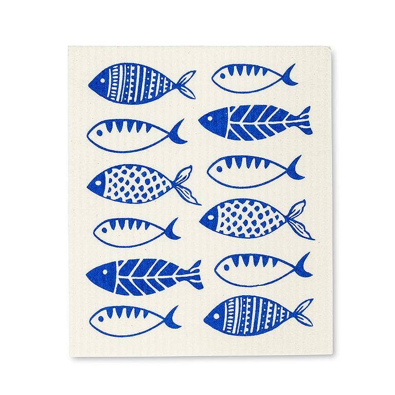 Blue Fish Dishcloths
