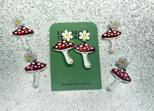 Mini Mushroom earrings