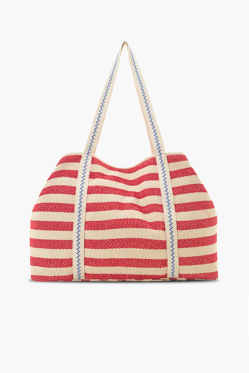 Deep Sea Sardine Beaded Coastal Oversized Tote