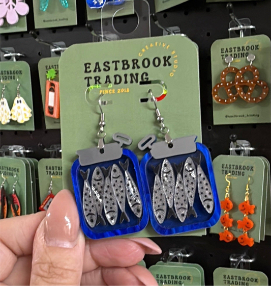 Sardine earrings