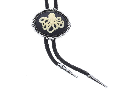 Octopus   Bolo Tie Cameo