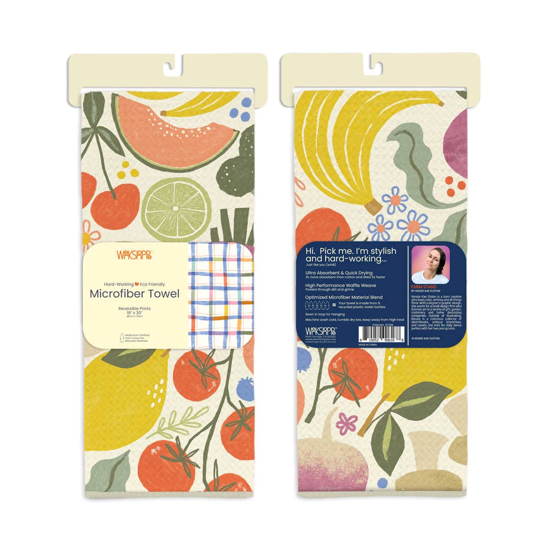 Farm Stand Ultra Absorbent Microfiber Kitchen Towel