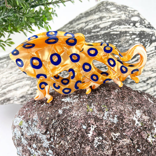 Blue ring octopus and Small Dumbo Octopuses Claw Clip