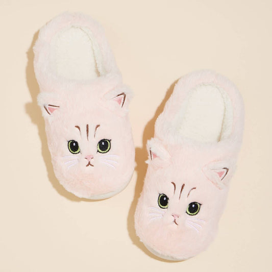 Kitten Fuzzy Home Slippers