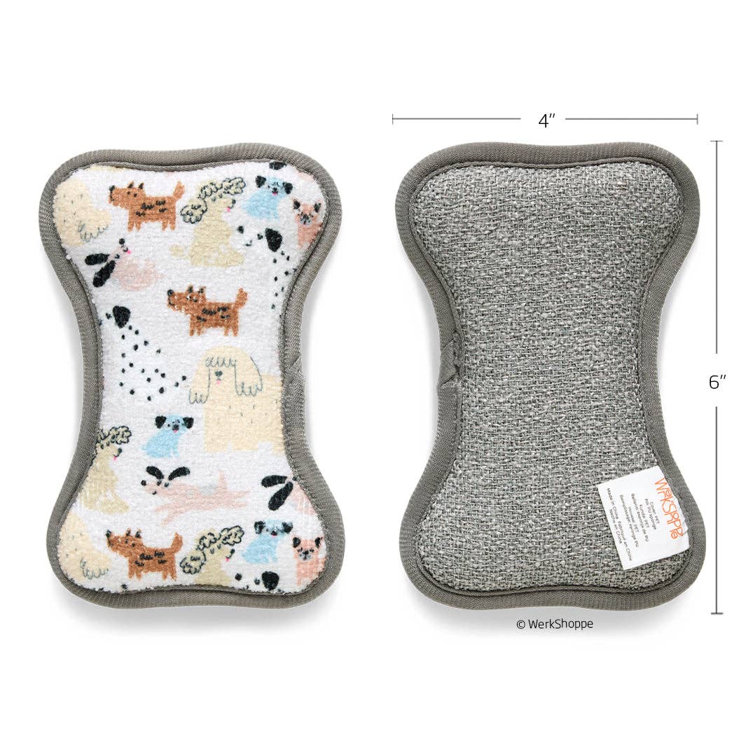 Pooches & Pups Microfiber Pet Scrubbies, Quick Drying