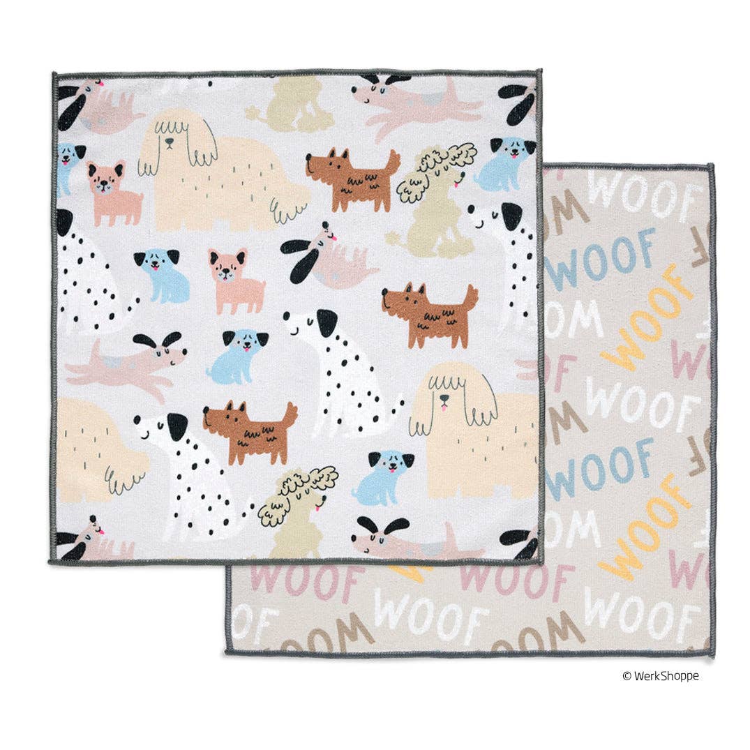 Pooches & Pups Microfiber Dog Paw Towels, Quick Drying