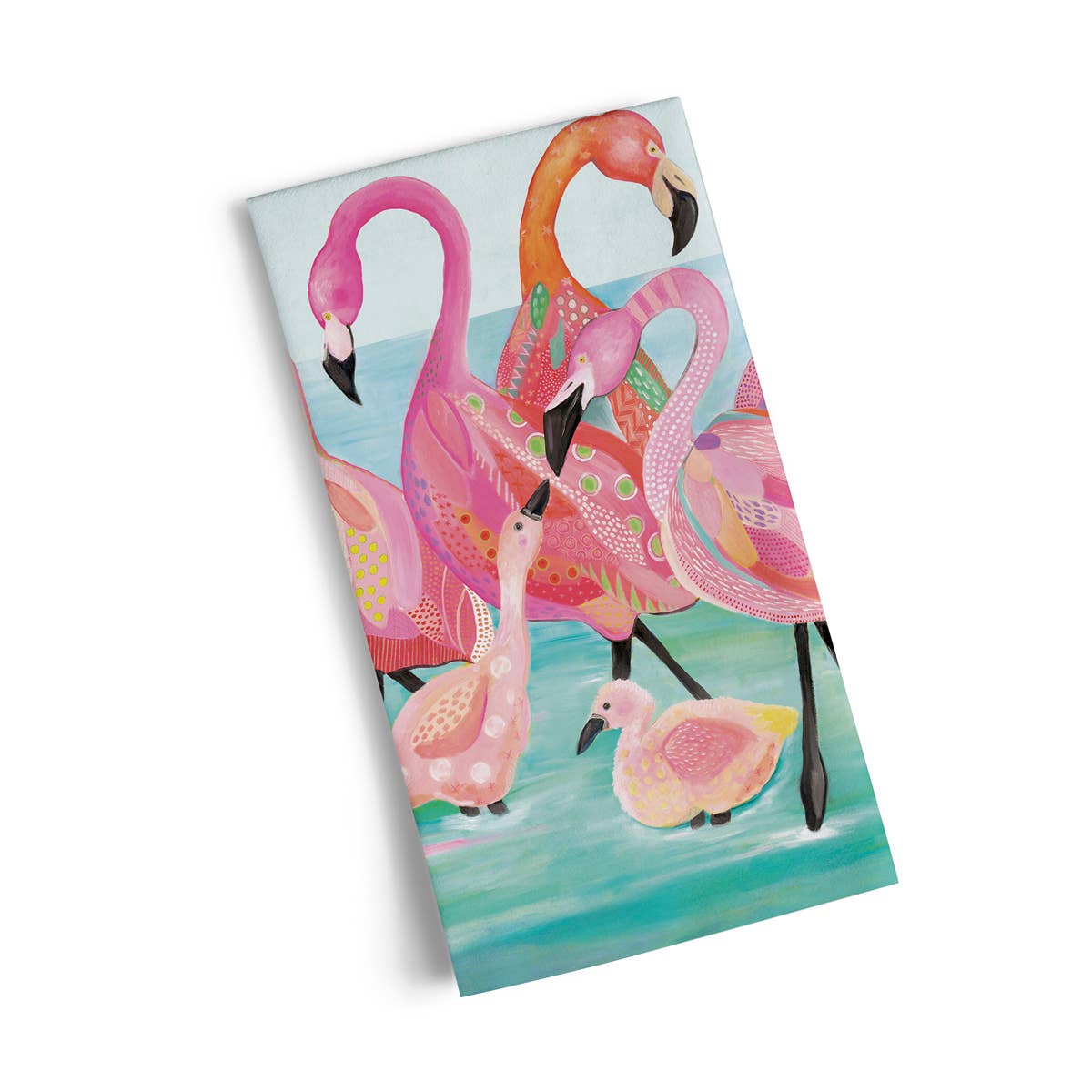 Flamingo Beach  | Cotton Tea Towel