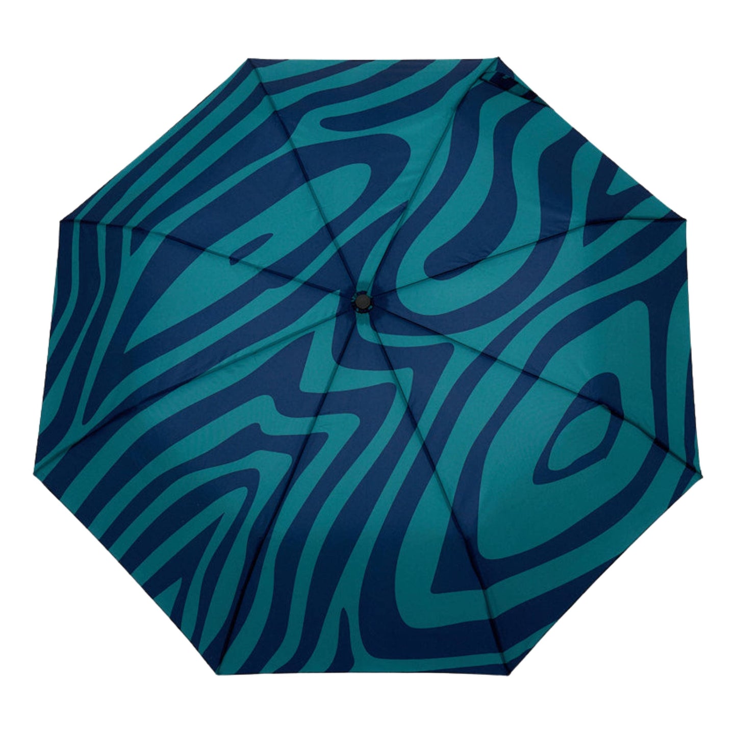 Blue Swirl Duck-Head Umbrella