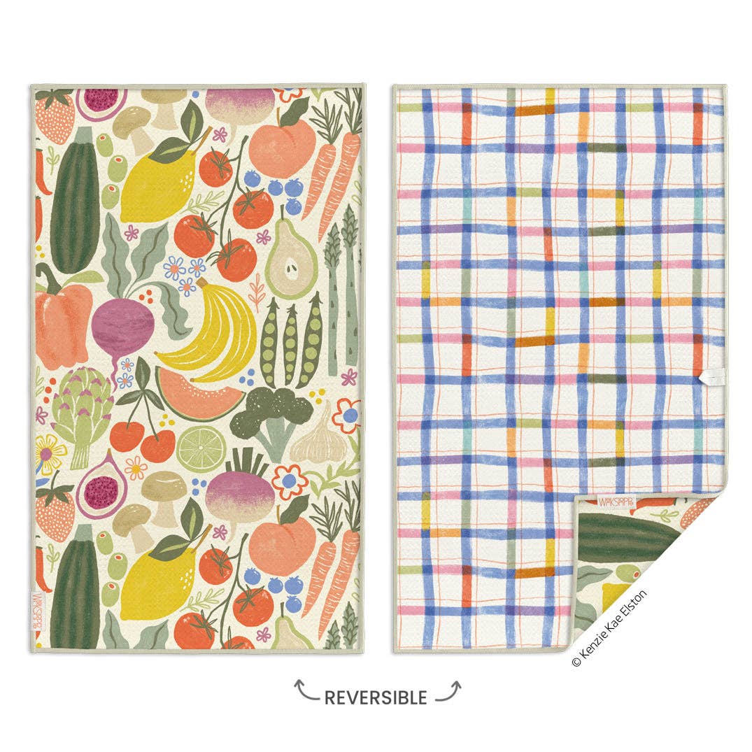 Farm Stand Ultra Absorbent Microfiber Kitchen Towel