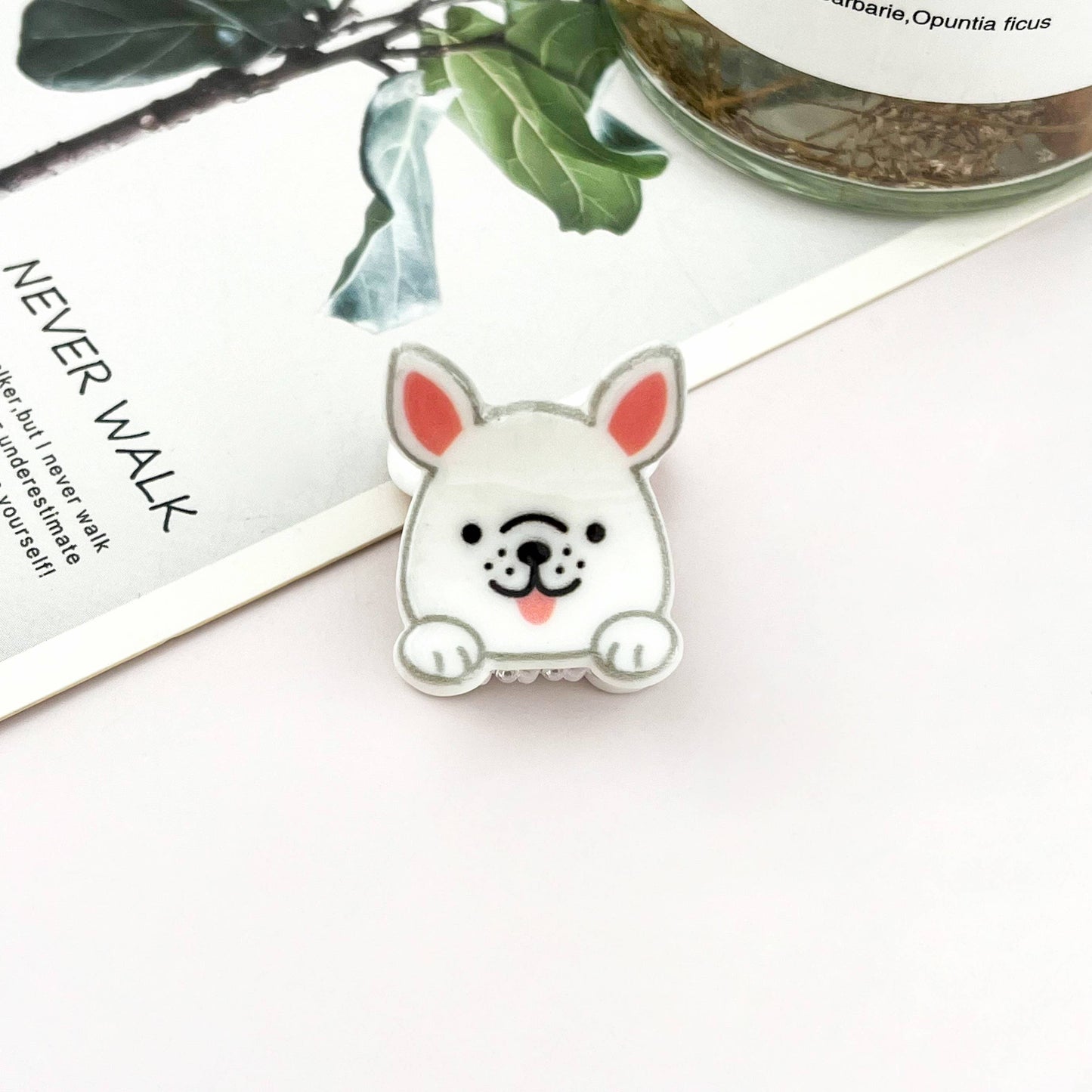 Mini Cute Dog Hair Claw Clip-puppy hair accessory