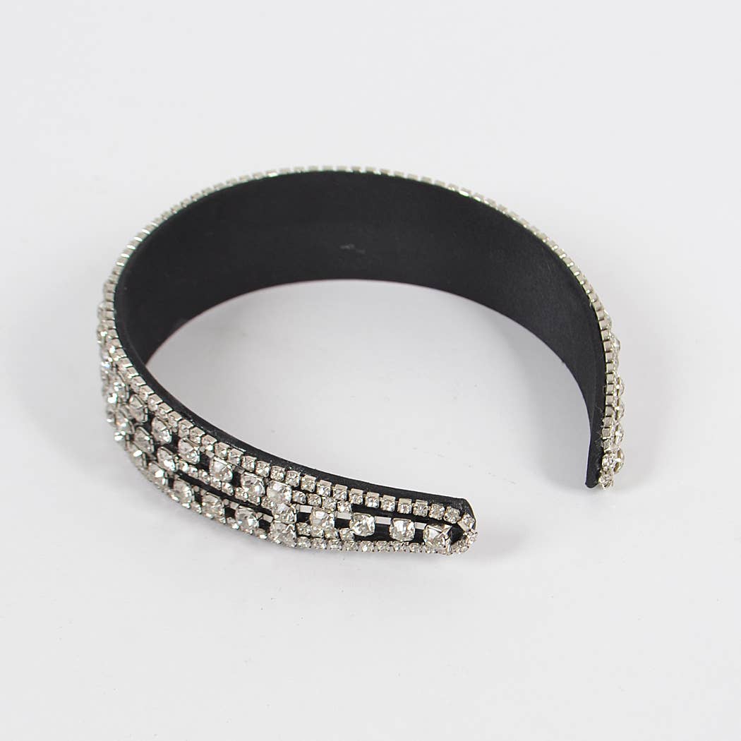Multi Size Rhinestone Hairband