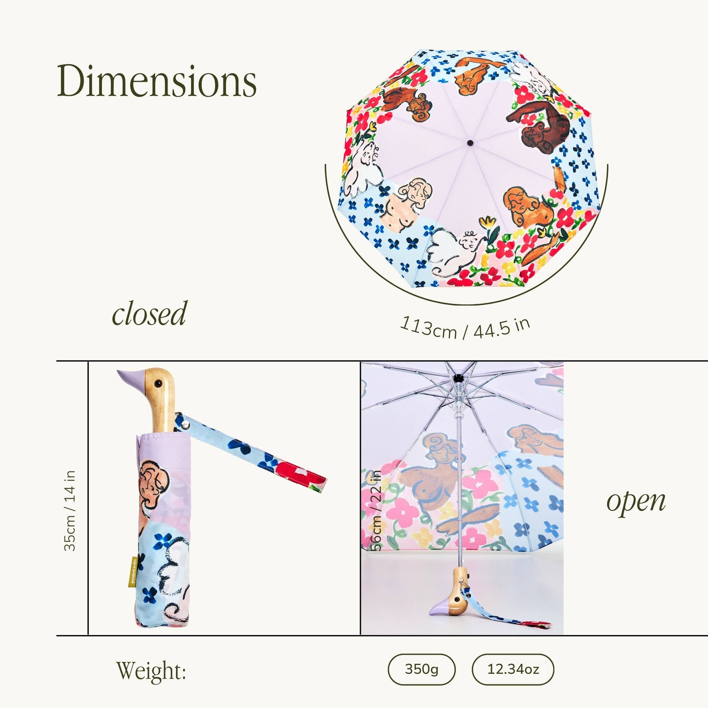 Heaven's Garden Duck-Head Umbrella