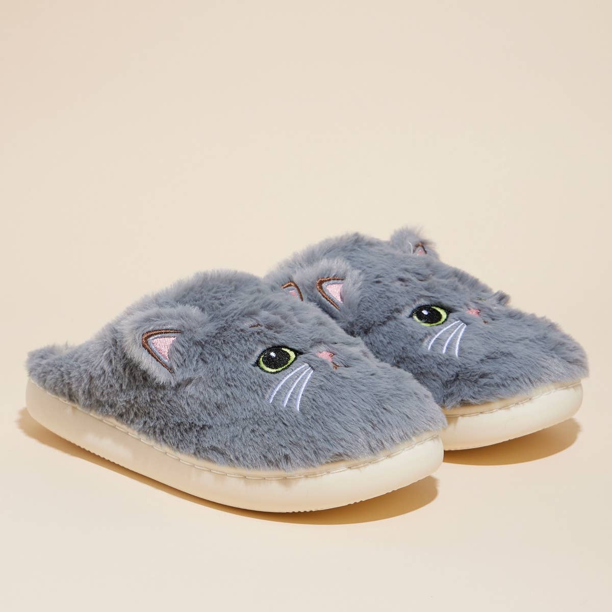 Kitten Fuzzy Home Slippers