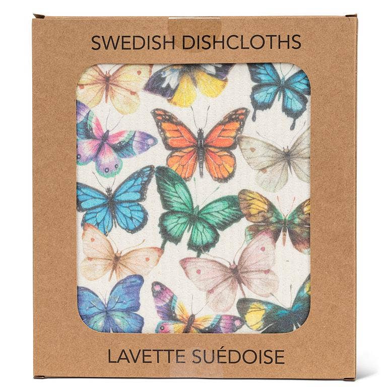 All Over Butterflies Dishcloth