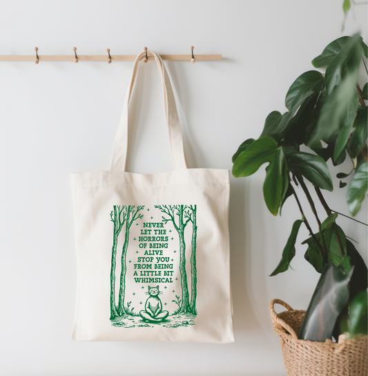 A Whimsical Little Cat Tote