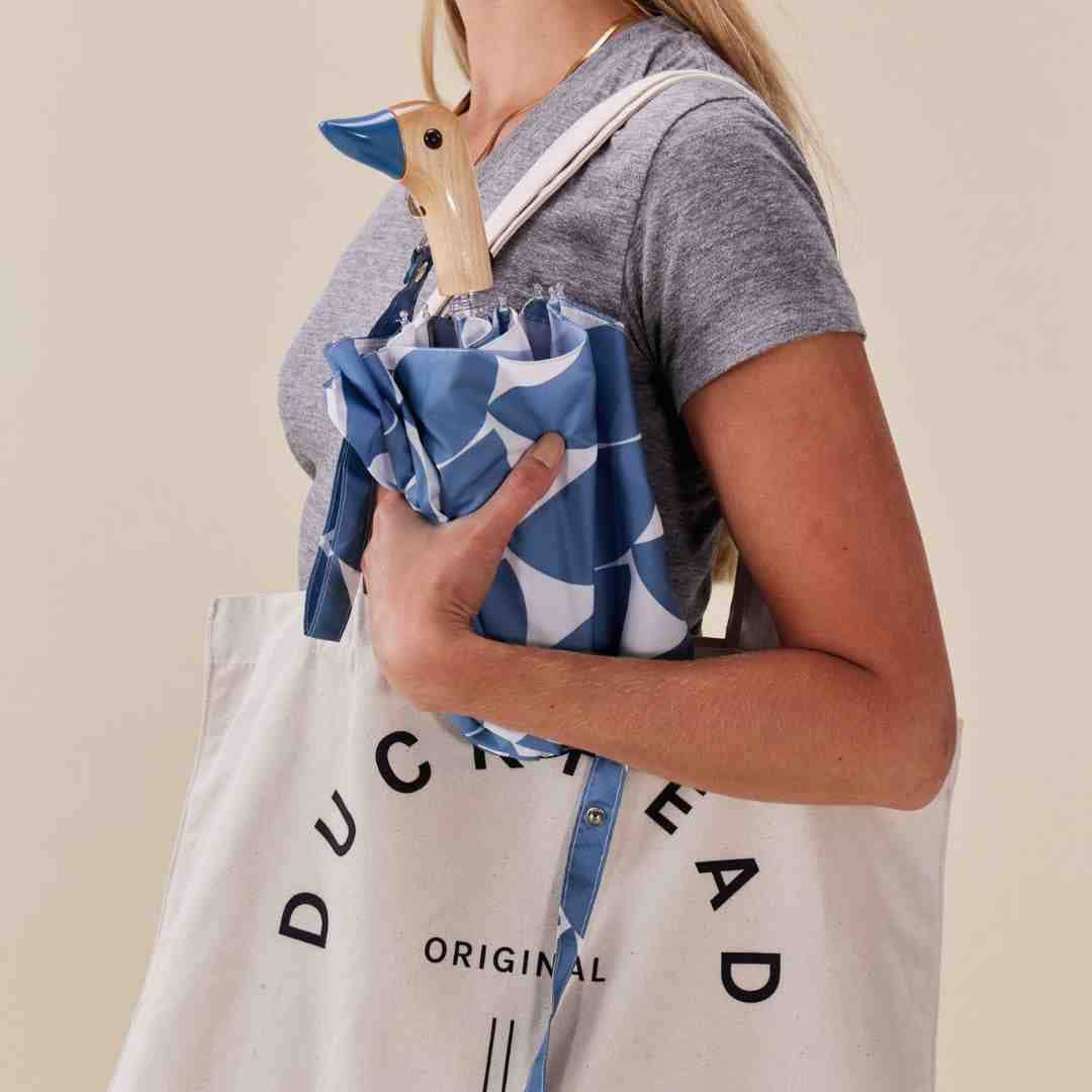Denim Moon Duck-Head Umbrella