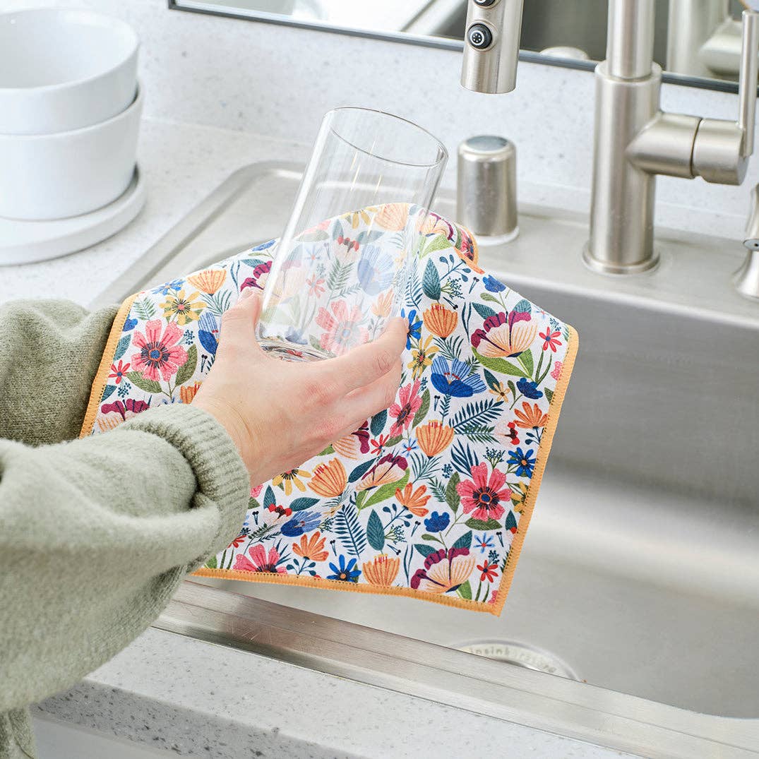 Field Of Flowers All Purpose Towel Set, Multi-Surface Cloths