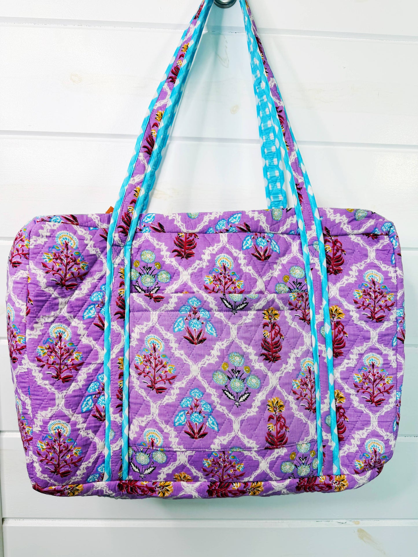 Purple Wildflowers weekender bag