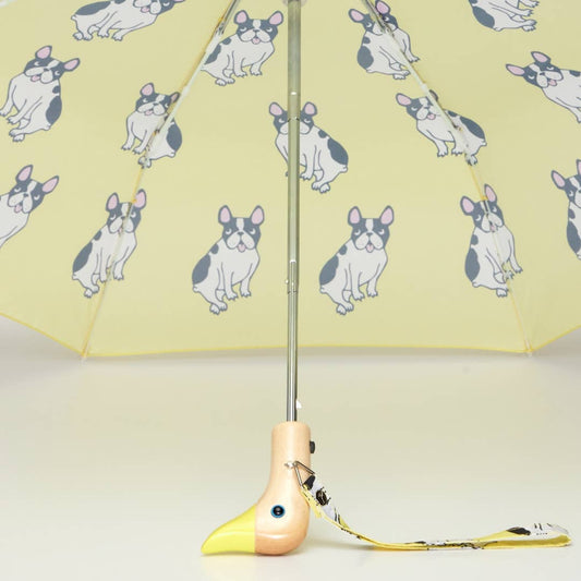 Coucou Suzette Collab - Yellow and Black Frenchie Duck-Head Umbrella