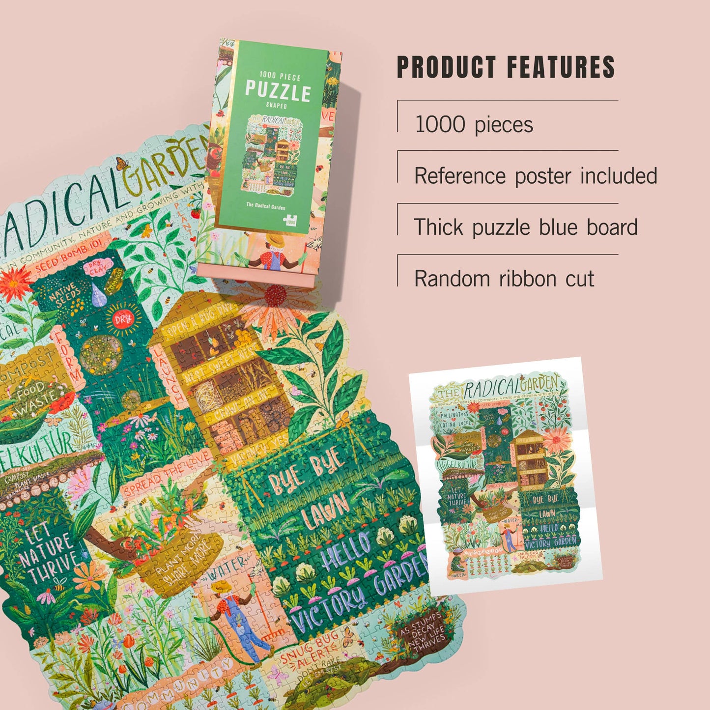 1000 PIECE PUZZLE, The Radical Garden, Firelight