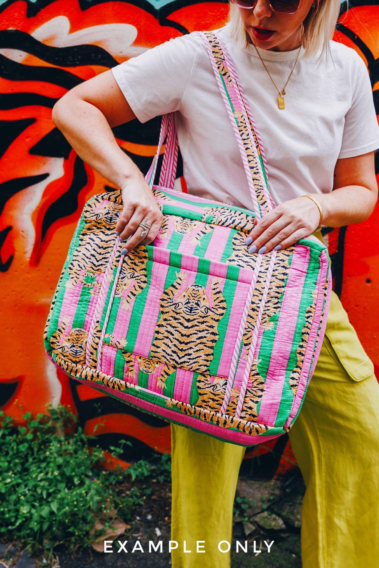 Purple Wildflowers weekender bag