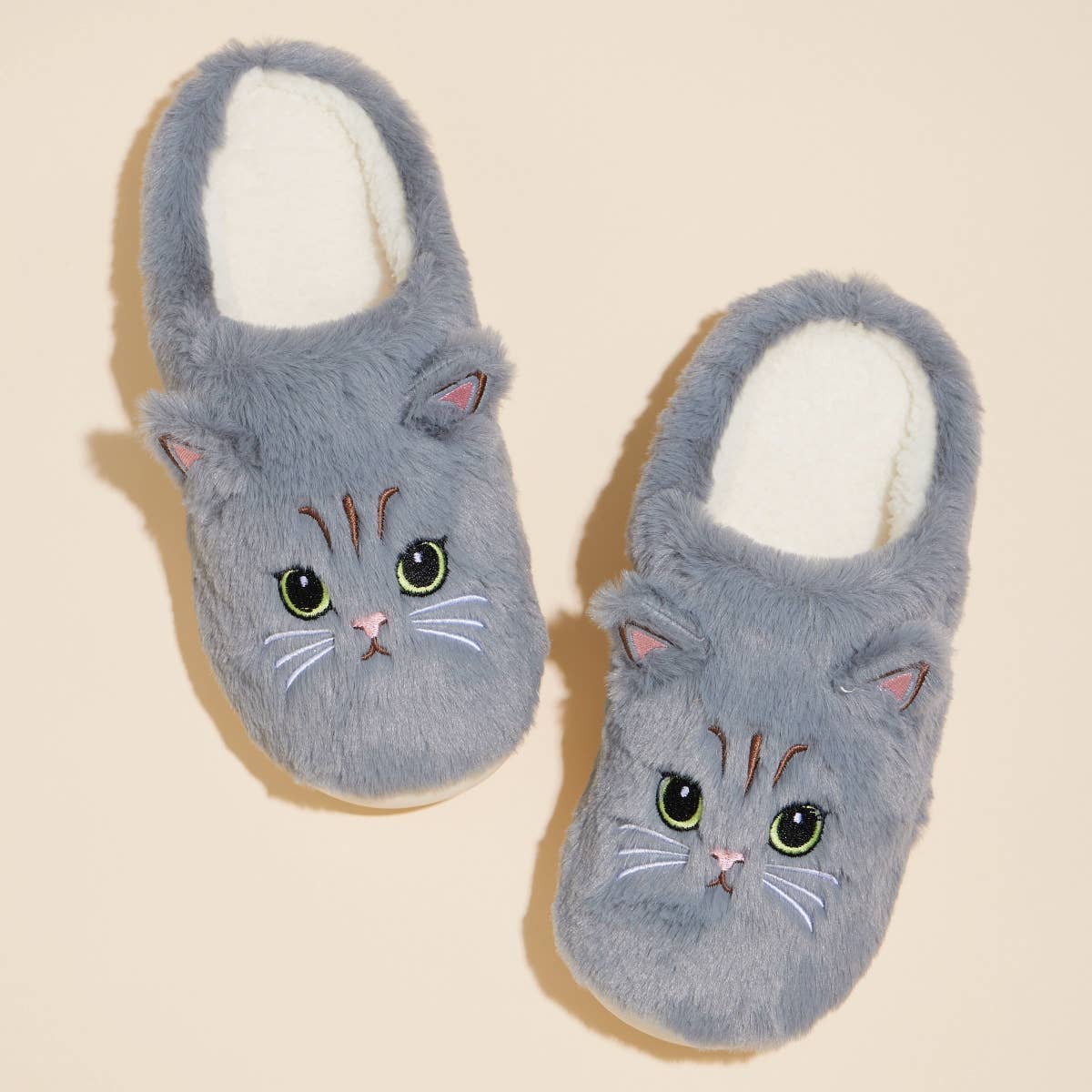 Kitten Fuzzy Home Slippers