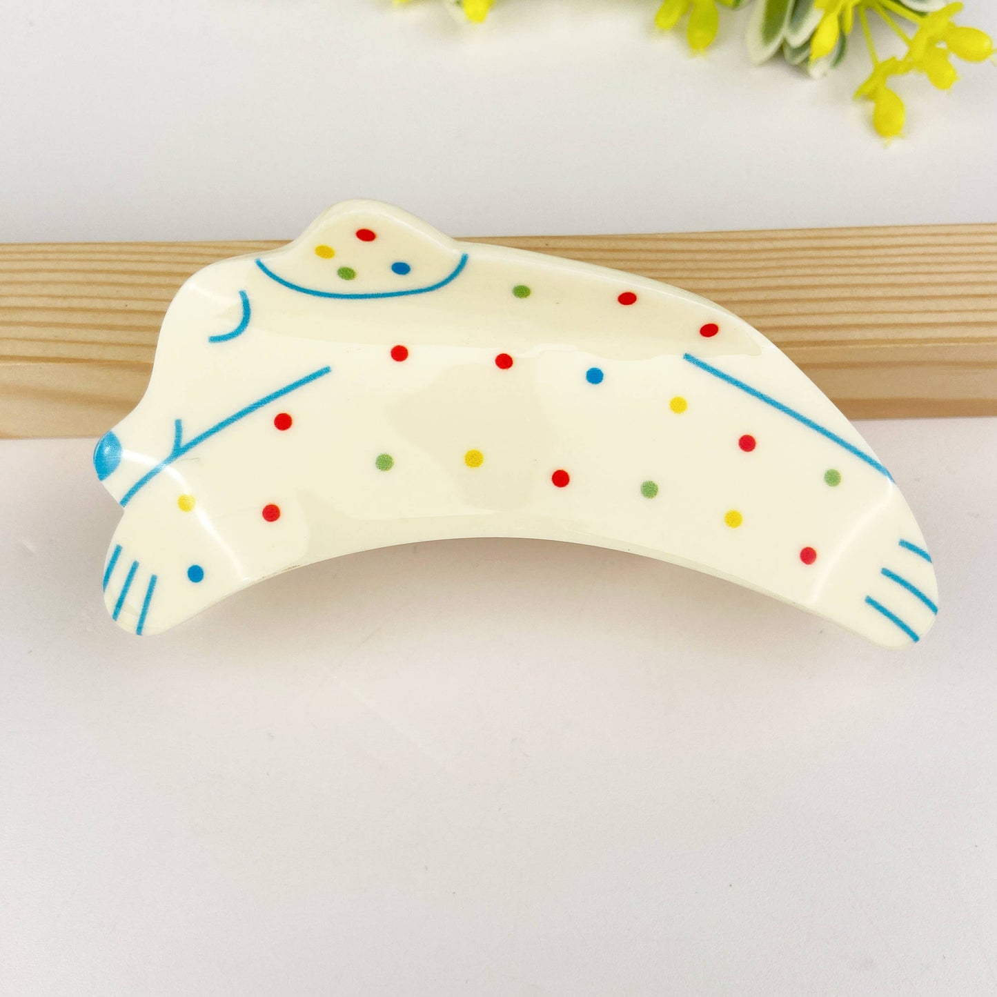 Polka Dot Puppy Clip
