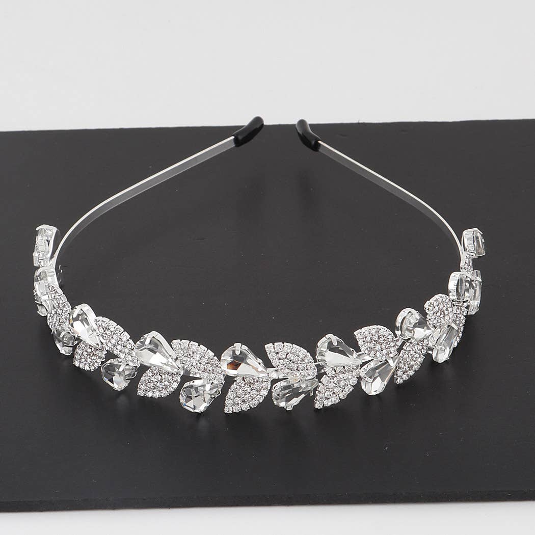 Jeweled Greek Leaf Headband