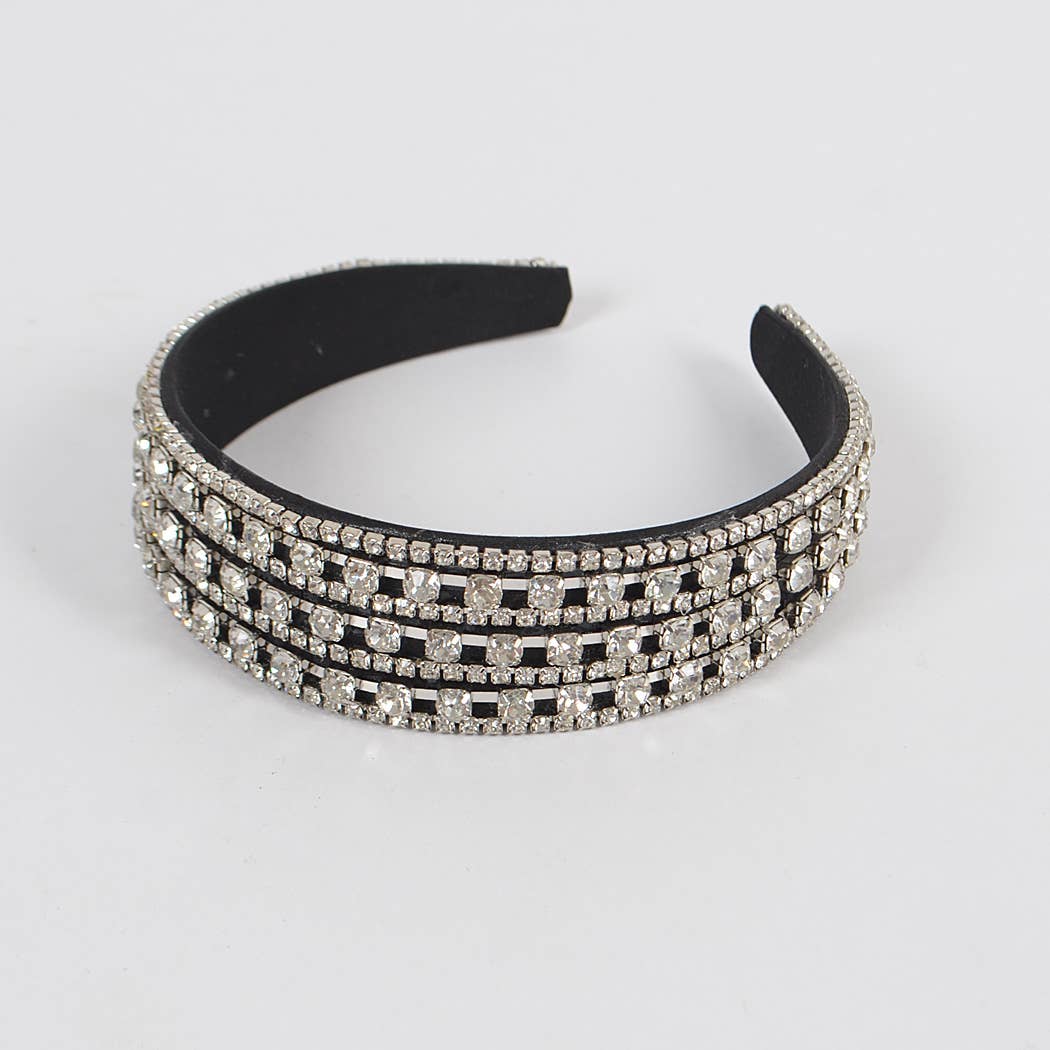 Multi Size Rhinestone Hairband