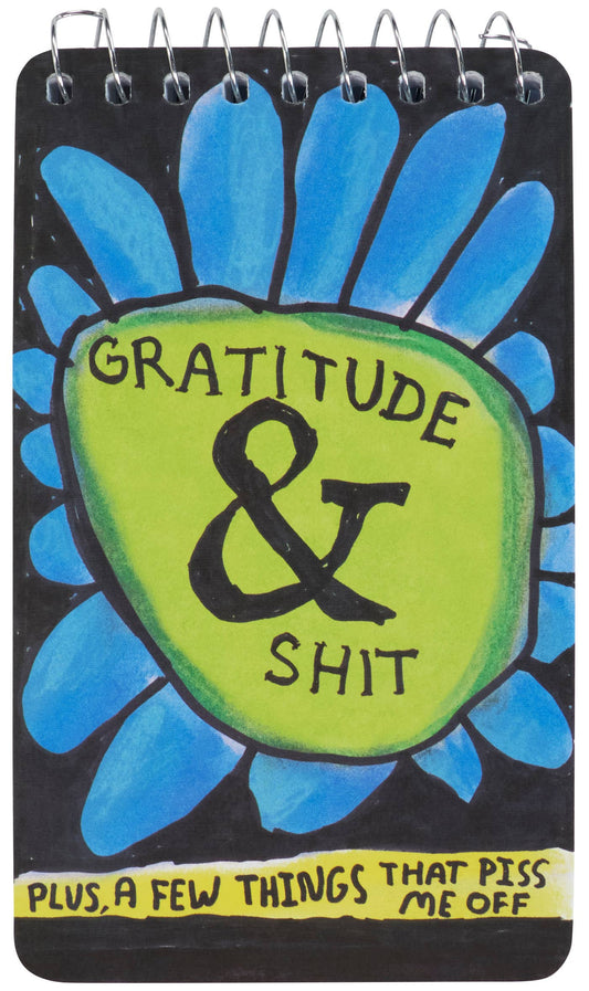 Gratitude & Shit 3x5 Spiral NB