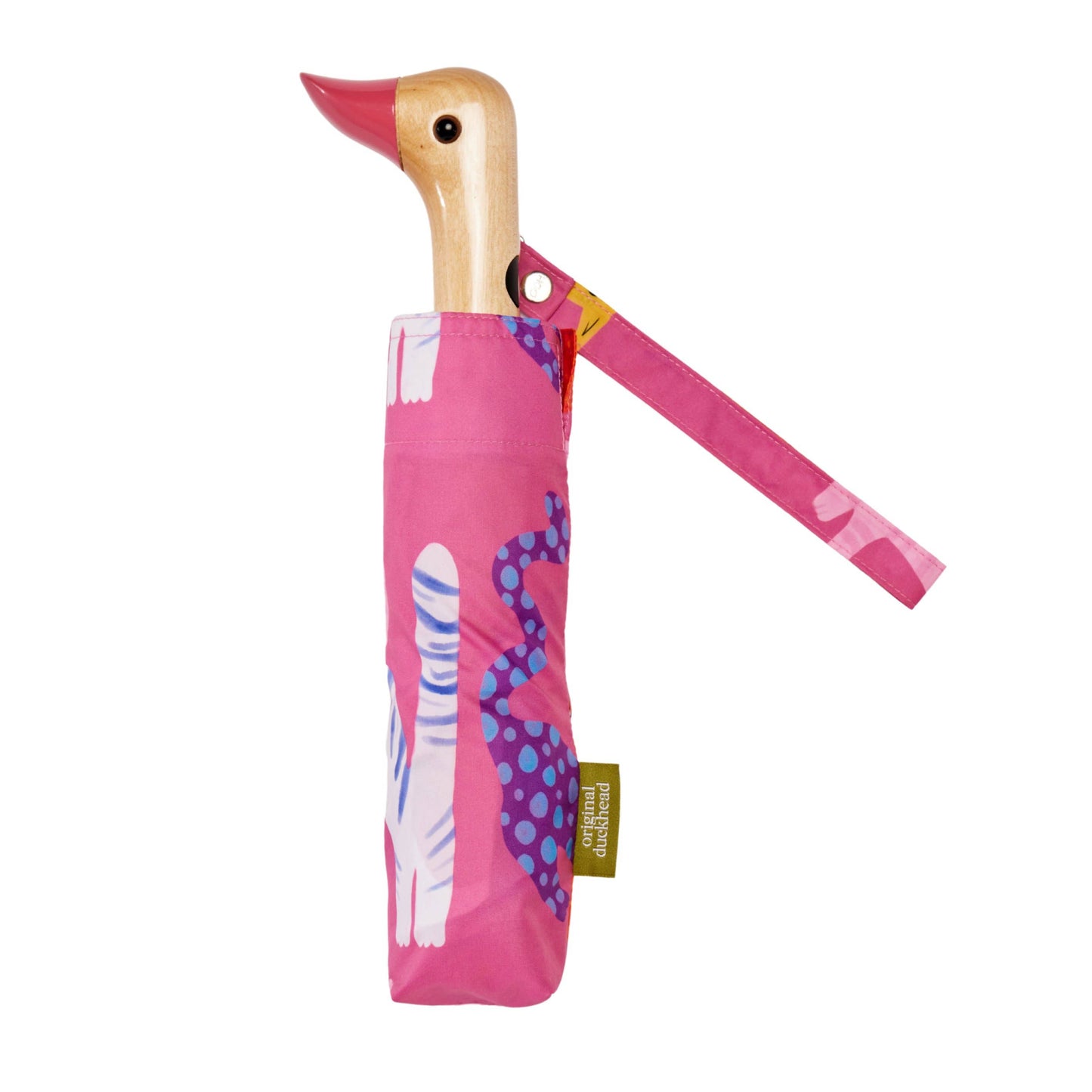 Fuchsia/Lime/Ice Arty Cats Duck Umbrellas