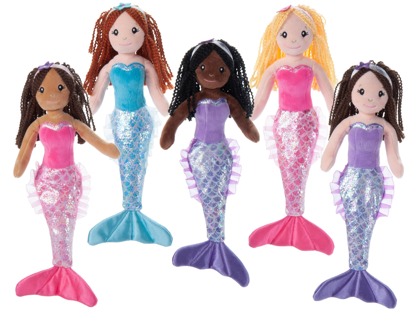 Assorted Mermaid Dolls with Harbor Seal Friend