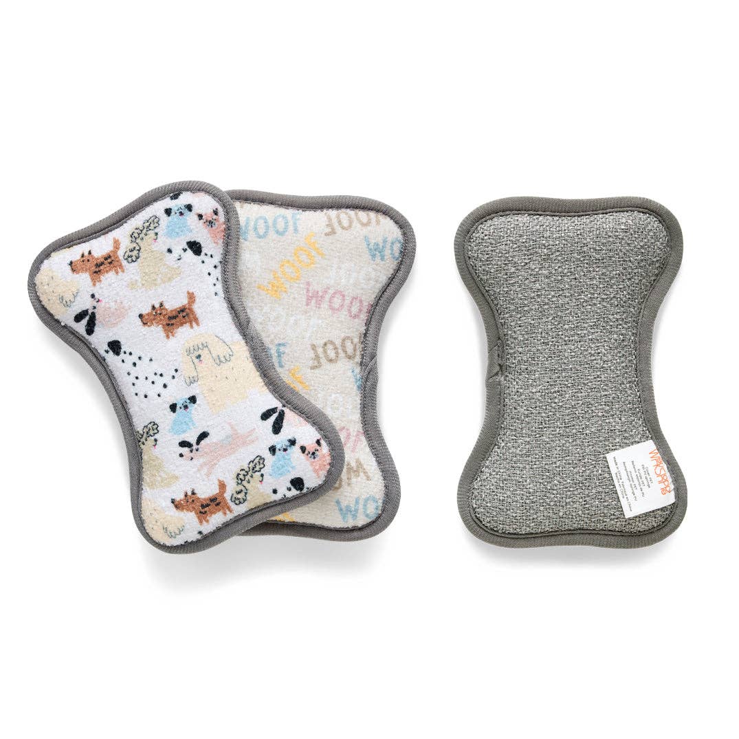 Pooches & Pups Microfiber Pet Scrubbies, Quick Drying