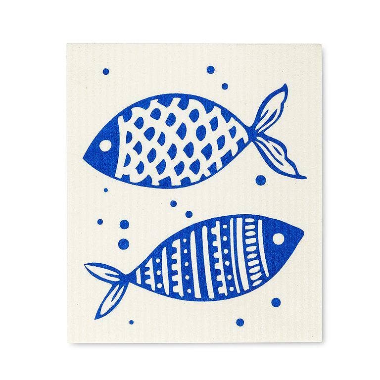 Blue Fish Dishcloths