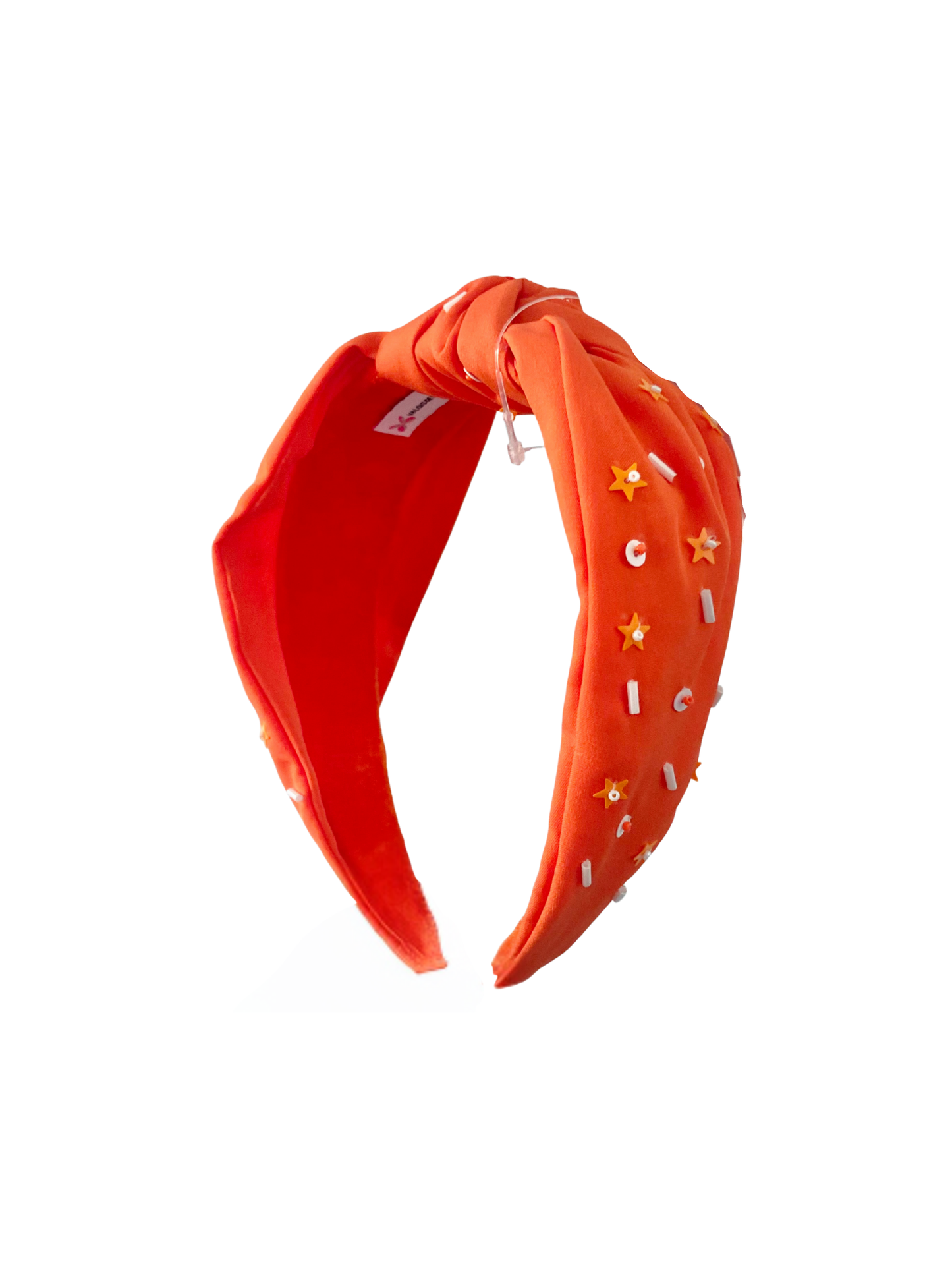 Orange Confetti Headband - Game Day