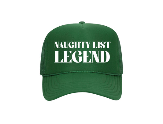 Naughty List Legend - Christmas Trucker Hat