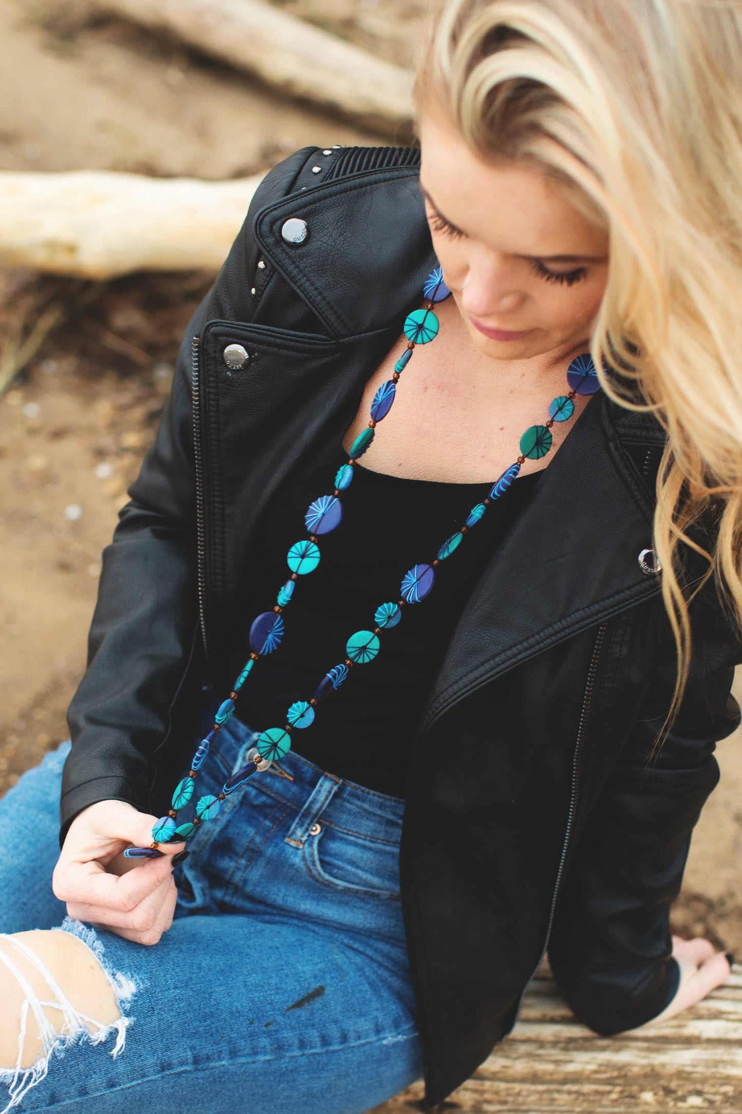 Wooden Sunburst Necklace Assortment