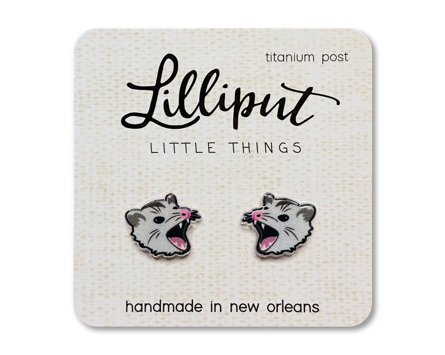 Possum Earrings