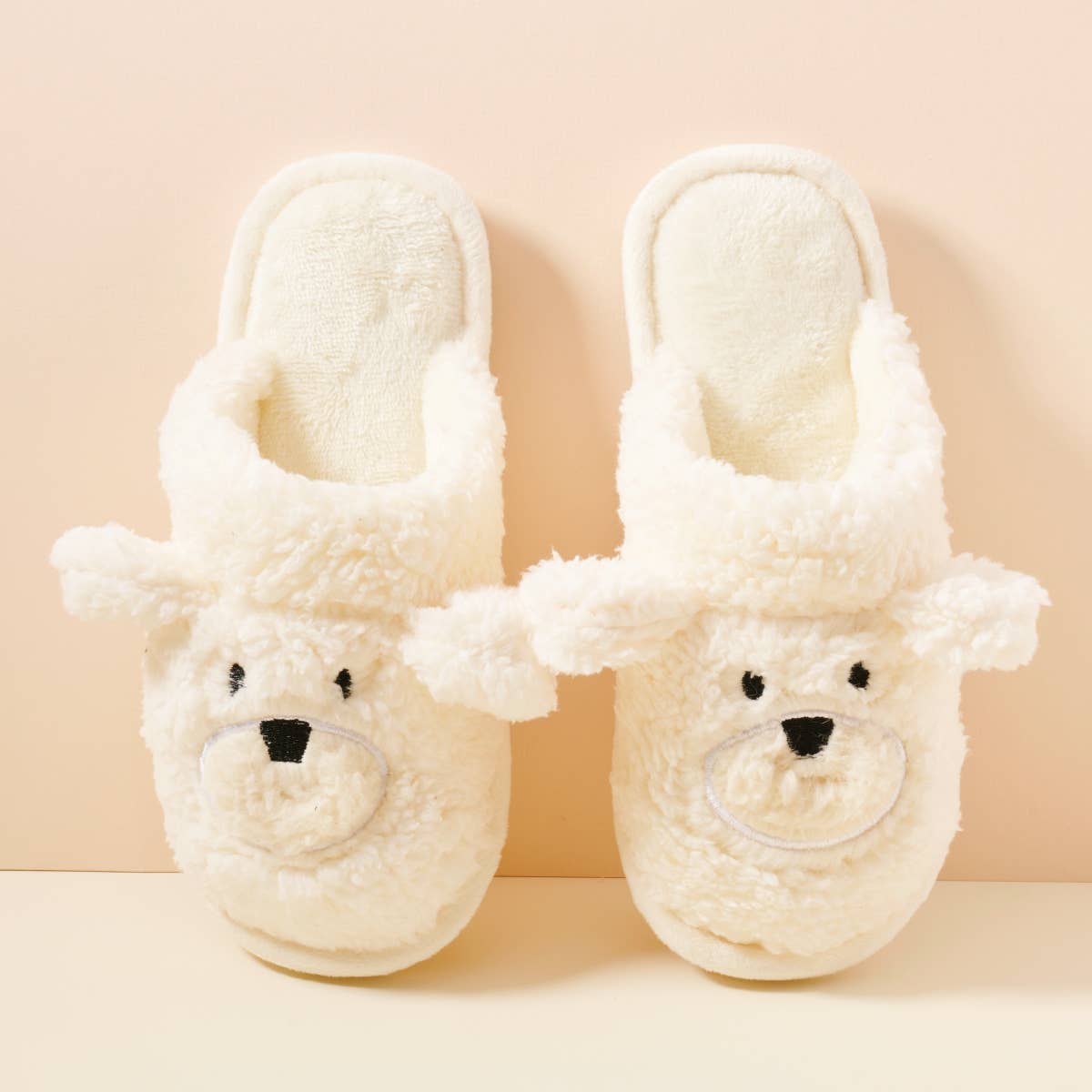 Dog Basic Fuzzy Slippers