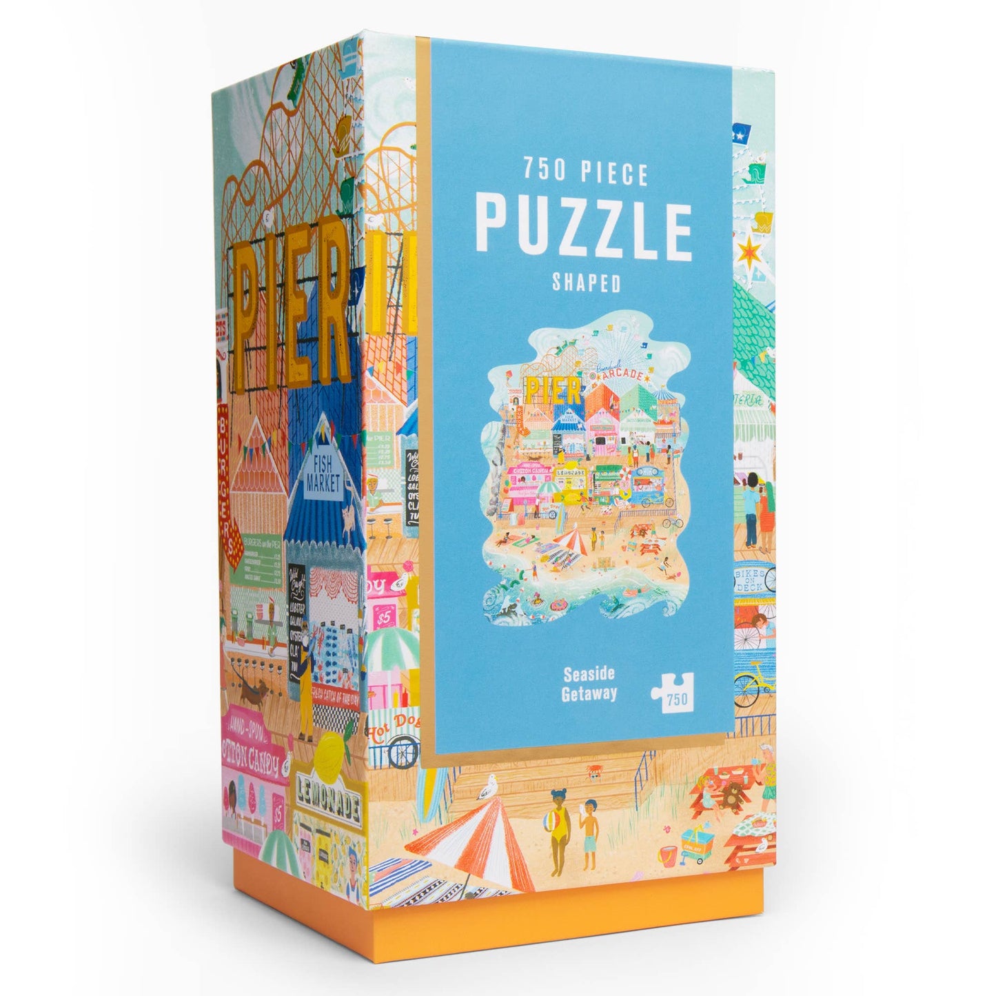 750 PIECE PUZZLE, Seaside Getaway, Firelight